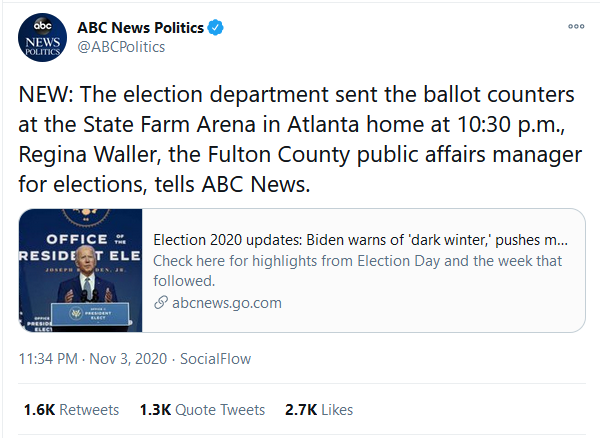 Here are many examples of voter fraud in the 2020 U.S. Presidential election that, as far as I’m aware, have not been debunked. Updated for January 1, 2021.
